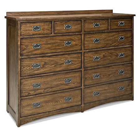 Mission Dresser with Bracket Feet